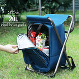 Tool Backpack Cooler Chair Fishing Chairs