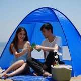 Pop-up beach tent, Camping