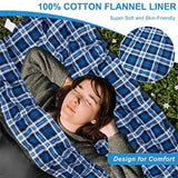 Cotton Flannel Double Sleeping Bag for Camping
