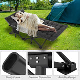 XL Folding Bed Cot with 3.3 inch 2 Sided Mattress