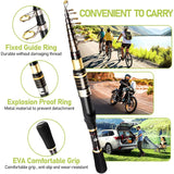 Telescopic Fishing Rod and Reel Combo 6.89FT 7.89FT