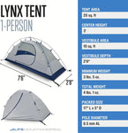 Easy Setup, Waterproof, Freestanding Backpacking Tent