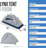 Easy Setup, Waterproof, Freestanding Backpacking Tent