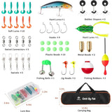 Portable Telescopic Fishing Rod and Reel Combo Full Kit Set