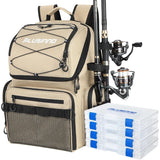 Cooler Fishing Backpack with Rod Holders