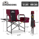 Tisetrail Director Camping Chair with Cooler Bag