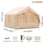 Inflatable Tent for Camping - 6-8 Person