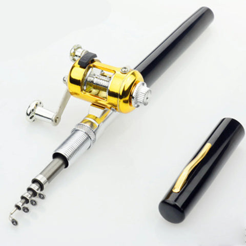 Pocket Fishing Rods Pen shape Telescopic Portable