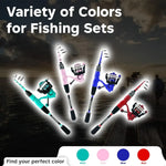 Spinning Fishing Rod and Reel Combo Set