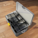 Portable Lure Tackle Box Removable Plastic Fishing Tray