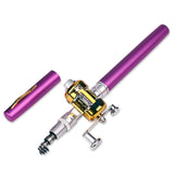 Mini Fishing Rods Pocket Telescopic Aluminium