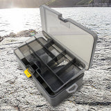 Portable Lure Tackle Box Removable Plastic Fishing Tray