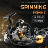 HM NEW Fishing Reel Spinning Reel