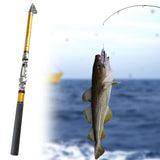Carbon Telescopic Fishing Rod