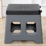 Portable Folding Toilet with Lid Foldable Outdoor Camp