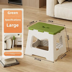 Sturdy Plastics Foldable Chair Portable
