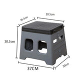 Portable Folding Toilet with Lid Foldable Outdoor Camp