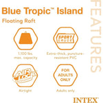Intex Blue Tropic Inflatable 5 Person Raft