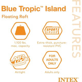 Intex Blue Tropic Inflatable 5 Person Raft