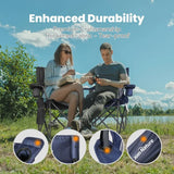 Heavy Duty Camping Chairs Support 800lbs