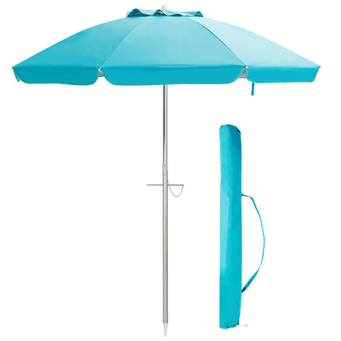 6.5FT Patio Beach Umbrella Sun Shade