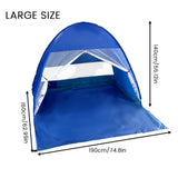 Pop-up beach tent, Camping