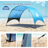 Beach Tent Beach Shade Canopy Compact Fold