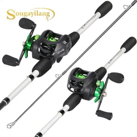 Sougayilan Baitcasting Fishing Rod and Reel Set Casting Rod