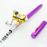 Mini Fishing Rods Pocket Telescopic Aluminium
