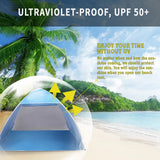 2-3 Person Beach Tent Pop Up Sun Shelter