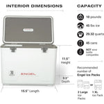 Engel UC30 30qt Leak-Proof, Cooler