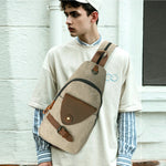 KL928 Canvas Sling Bag Crossbody Backpack