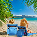 1PC Foldable Beach Lounger, Mat