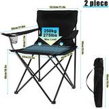 Foldable Camping Chair Set of 2