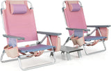 Beach Chairs, 2-Pack Backpack Camping Chair