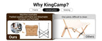 KingCamp Comfortable Butterfly Chair