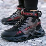 Safety Shoes Steel Toe Boots for Men