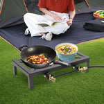Portable Double Burner Outdoor Gas Stove