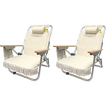 Beach Folding Chair 2 Pack Camping Chairs