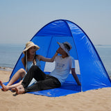 Pop-up beach tent, Camping