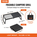 VEVOR Folding Campfire Grill,Portable