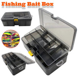 Portable Lure Tackle Box Removable Plastic Fishing Tray