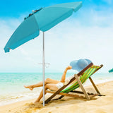 6.5FT Patio Beach Umbrella Sun Shade