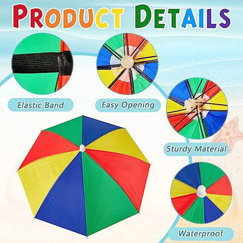 Fishing Hat Umbrella Outdoor Folding Sunny Umbrella For Kids