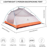 Cloud-Up 3 Person Lightweight Backpacking Tent