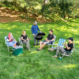 Folding Aluminum Webbed Chair for Camping