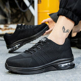 Mens Mesh Steel Toe Work Shoes