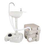 Outdoor Portable Camping Sink with Toilet