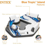 Intex Blue Tropic Inflatable 5 Person Raft