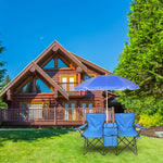 Portable Outdoor 2-Seat Folding Chair